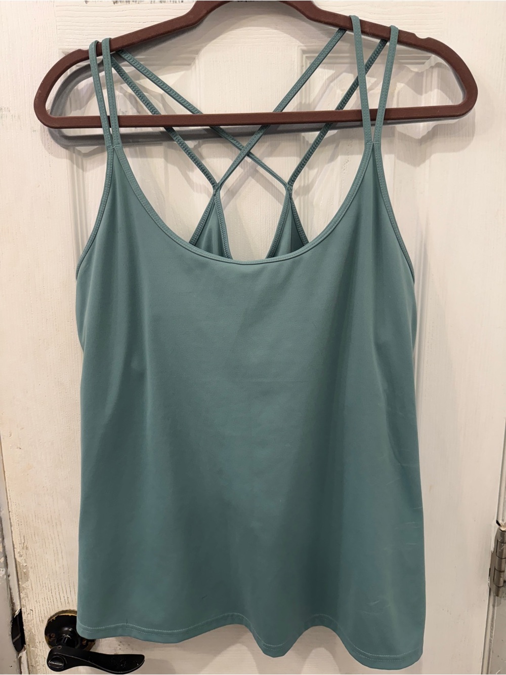 Old Navy Teal Strappy Crisscross Camisole